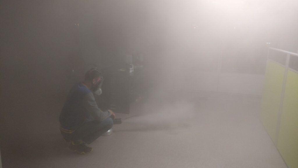 Сухой туман от запахов. Обработка сухим туманом в Калугой.